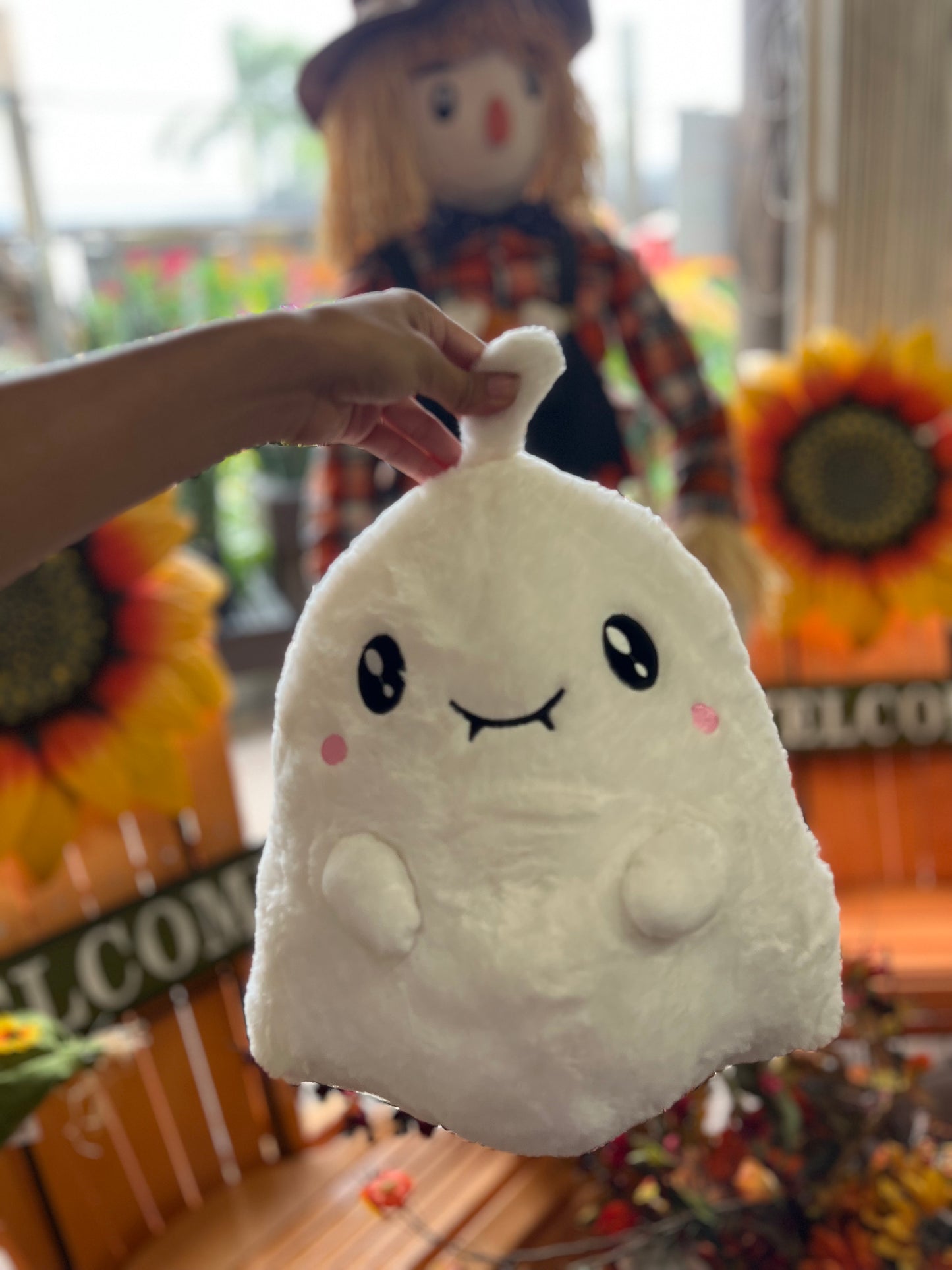 Fluffy Ghost Plushie