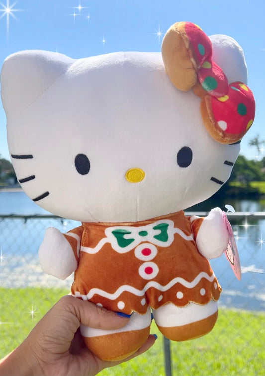 Gingerbread Hello Kitty Plushie